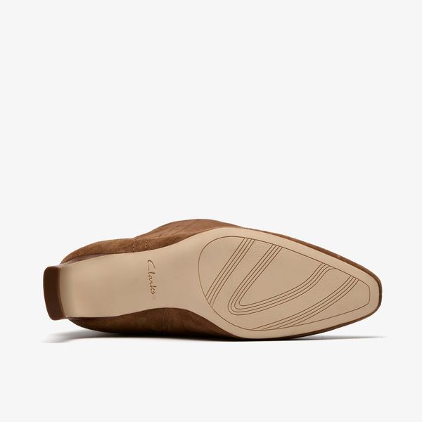 Womens Edina Tall Walnut Suede Knee High Boots - Image 3