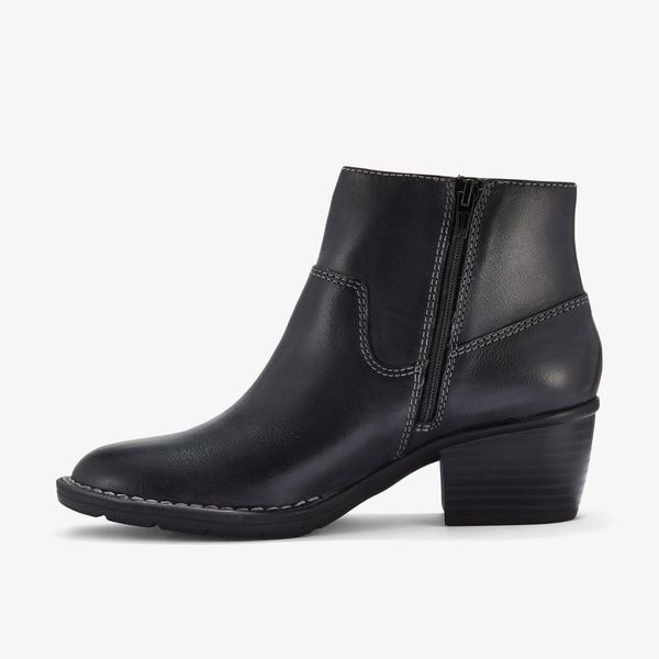 Womens Kastela Top Black Leather Chelsea Boots - Image 2