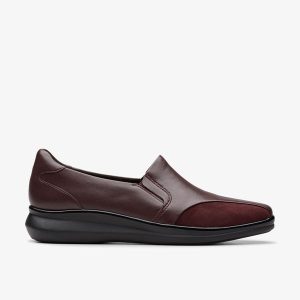 Womens Lynell Edge Wine  Loafers