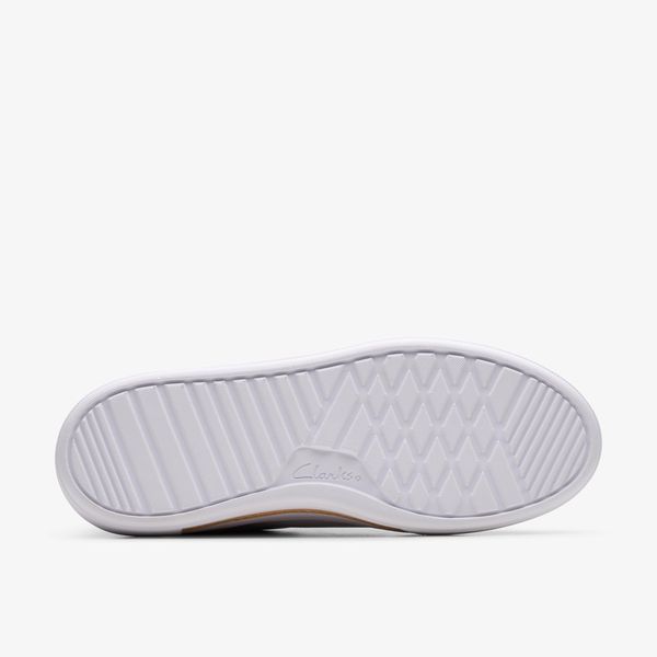 Womens Hollyhock Zip Silver Leather Sneakers - Image 3