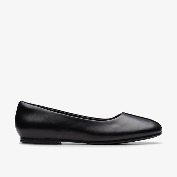 Womens Livia Lily Black Leather Pumps