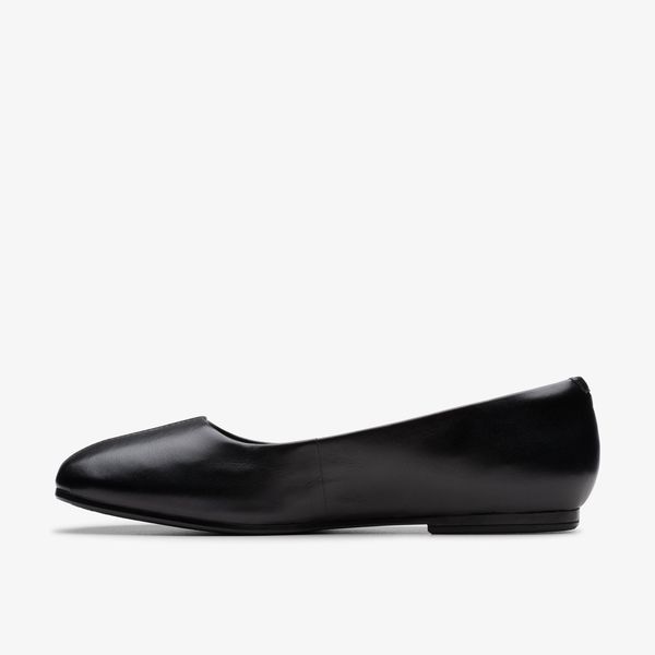 Womens Livia Lily Black Leather Pumps - Image 2