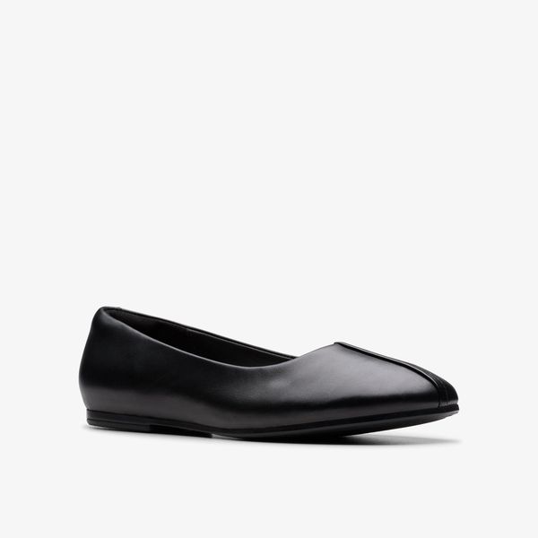 Womens Livia Lily Black Leather Pumps - Image 4