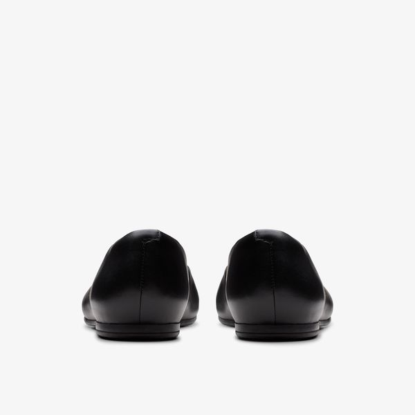 Womens Livia Lily Black Leather Pumps - Image 5