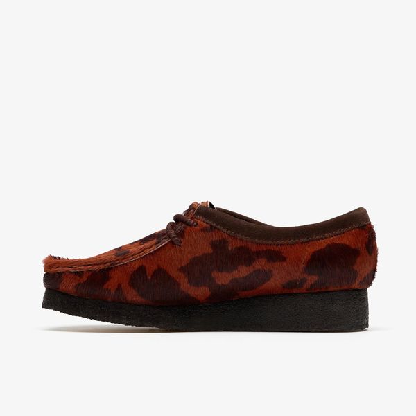 Womens Wallabee. Brown Cow Print Wallabees - Image 2