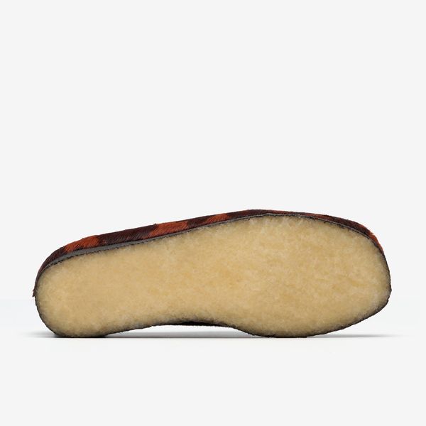 Womens Wallabee. Brown Cow Print Wallabees - Image 3