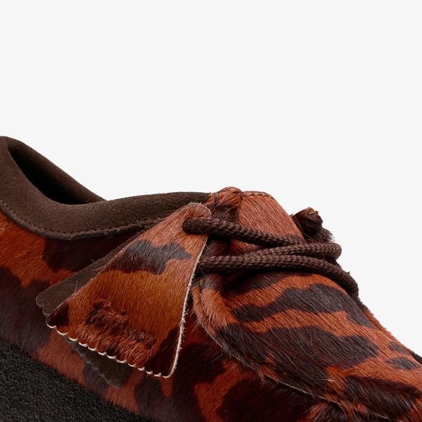 Womens Wallabee. Brown Cow Print Wallabees - Image 7