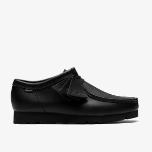 Mens Wallabee Gore-Tex Black/Black Leather