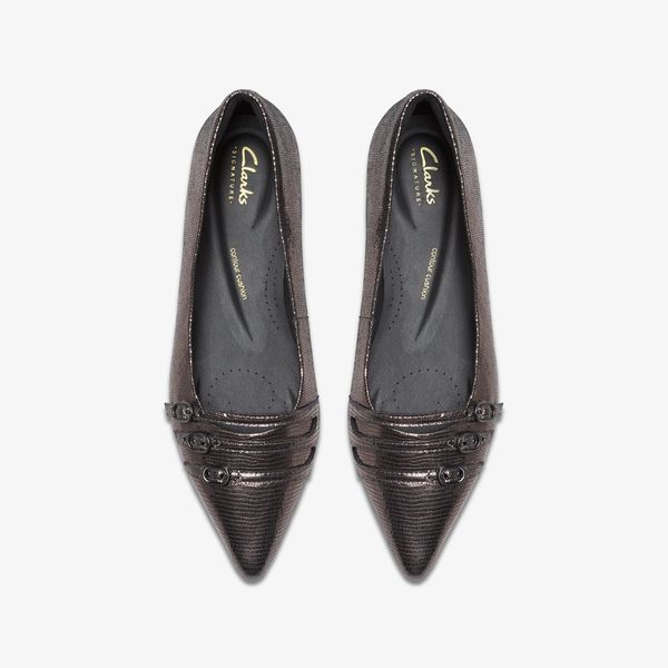 Womens Sensa15 Strap Metallic Flats - Image 6