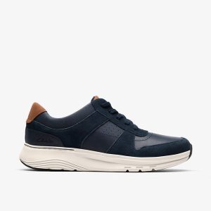 Mens Motion Trek Go Navy Sneakers