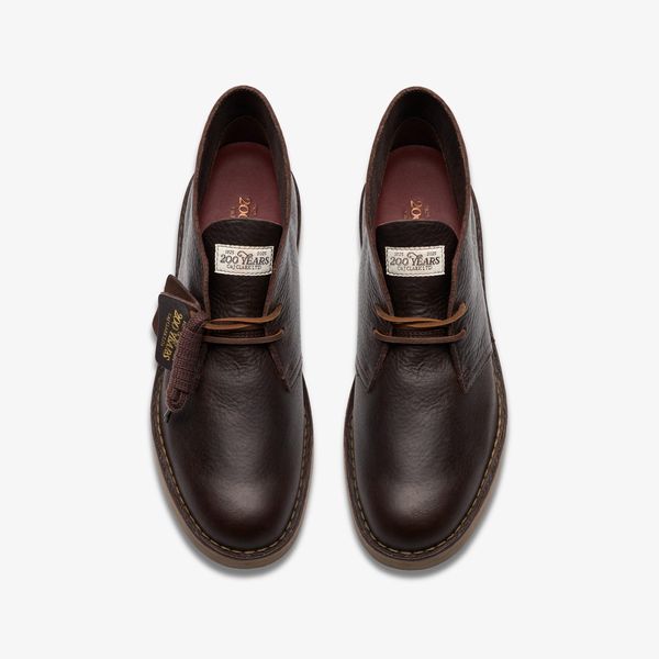 Mens Desert Boot EVO Dark Brown Leather - Image 6