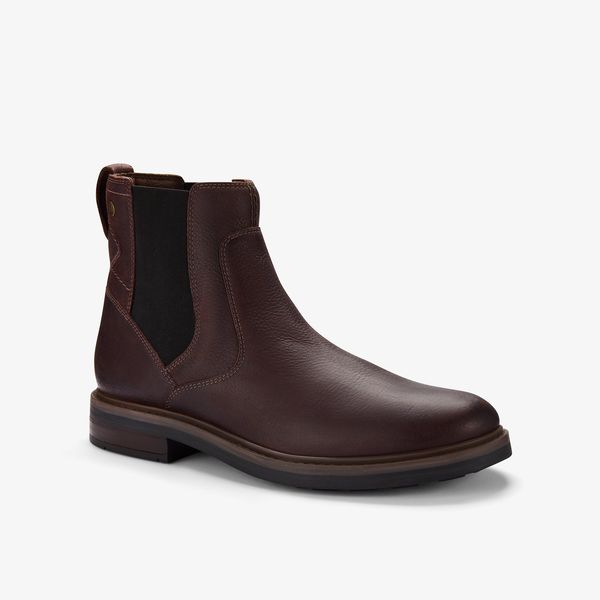 Mens Newford Easy Brown Leather Boots - Image 5