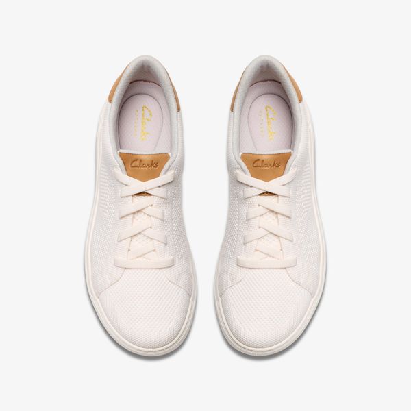 Women's Nalle Walk White Knit Sneakers - Image 6