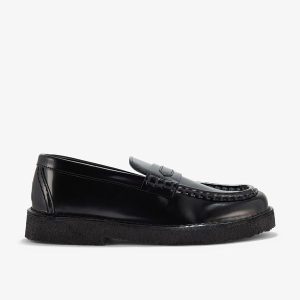 Womens Nomad Loafer. Black Patent Shoes
