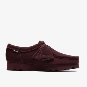 Womens Purple Grape Suede Wallabee Gore-Tex
