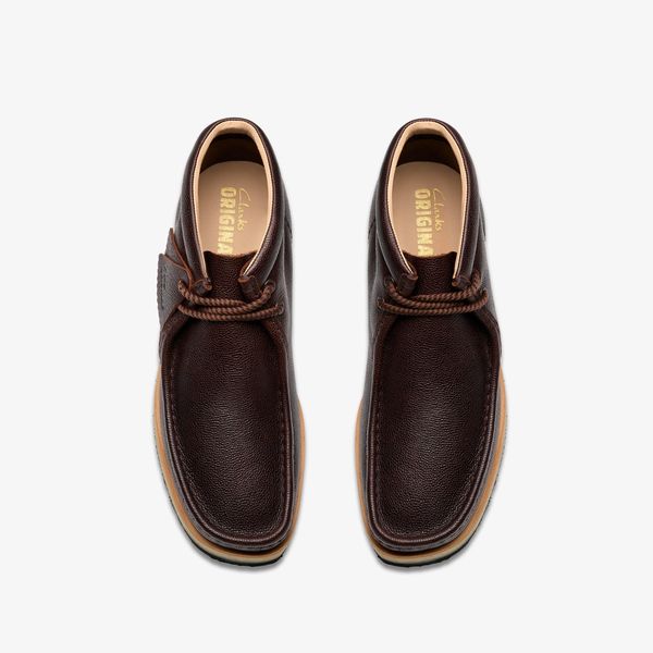 Mens Wallabee Scout Brown Scotch Grain - Image 6