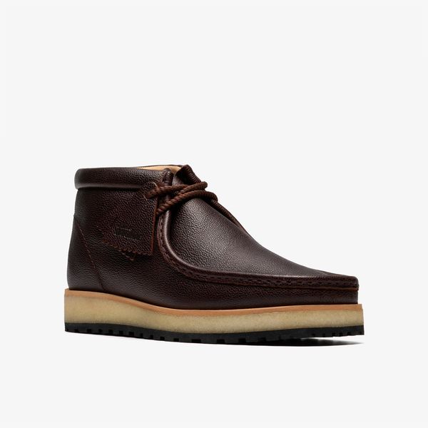 Mens Wallabee Scout Brown Scotch Grain - Image 7