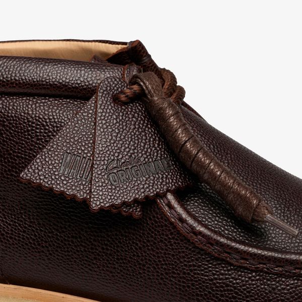 Mens Wallabee Scout Brown Scotch Grain - Image 8