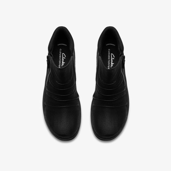 Womens Breeze Path Black Ankle Boots - Image 6