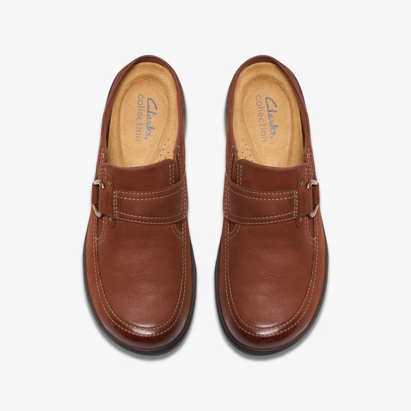 Womens Carleigh Viola British Tan Nubuck Clogs & Mules - Image 6