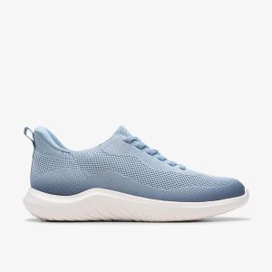 Womens Nova Lace Blue Grey Sneakers