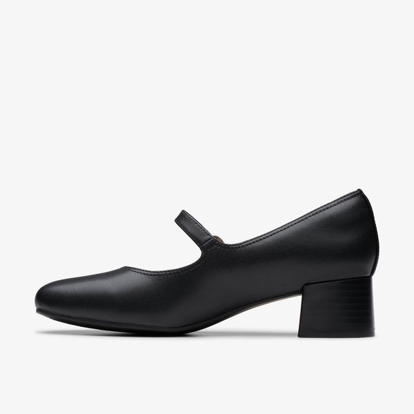 Womens Iridessa Rae Black Leather Mary Janes - Image 2