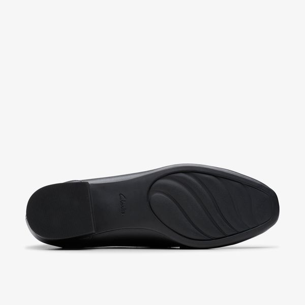 Womens Juliet Echo Black Leather Loafers - Image 4