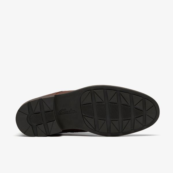 Mens Emmet Zip Brown Distressed Boots - Image 3