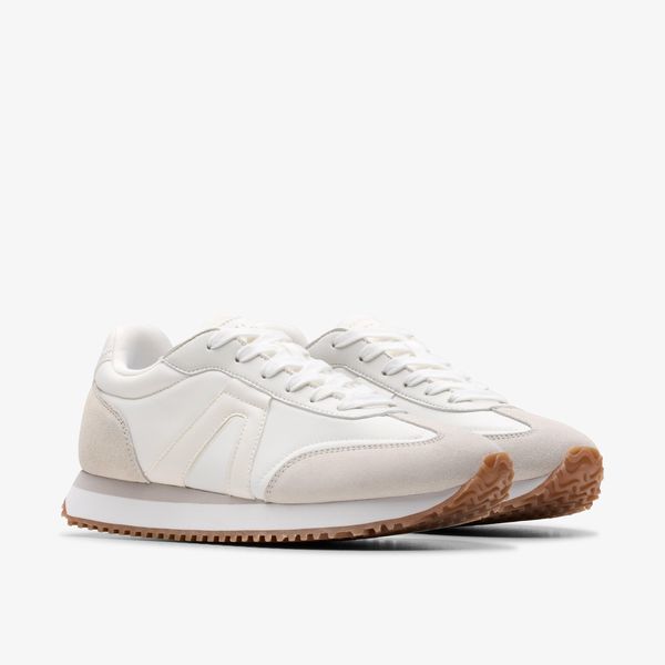 Womens Calo Run2 White Combination Sneakers - Image 4