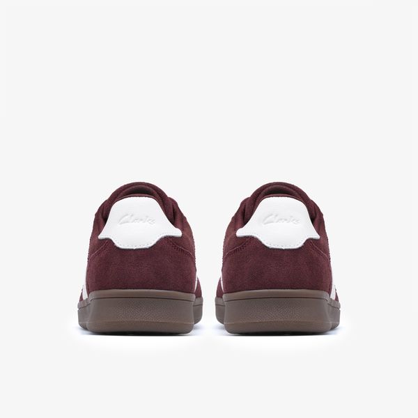Womens Seco Speed2 Burgundy Suede Sneakers - Image 5