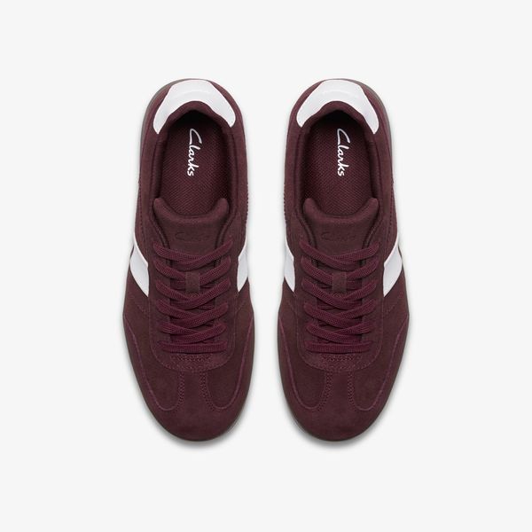 Womens Seco Speed2 Burgundy Suede Sneakers - Image 6
