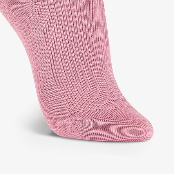 Womens Rosewelt Crew Mauve Socks - Image 3