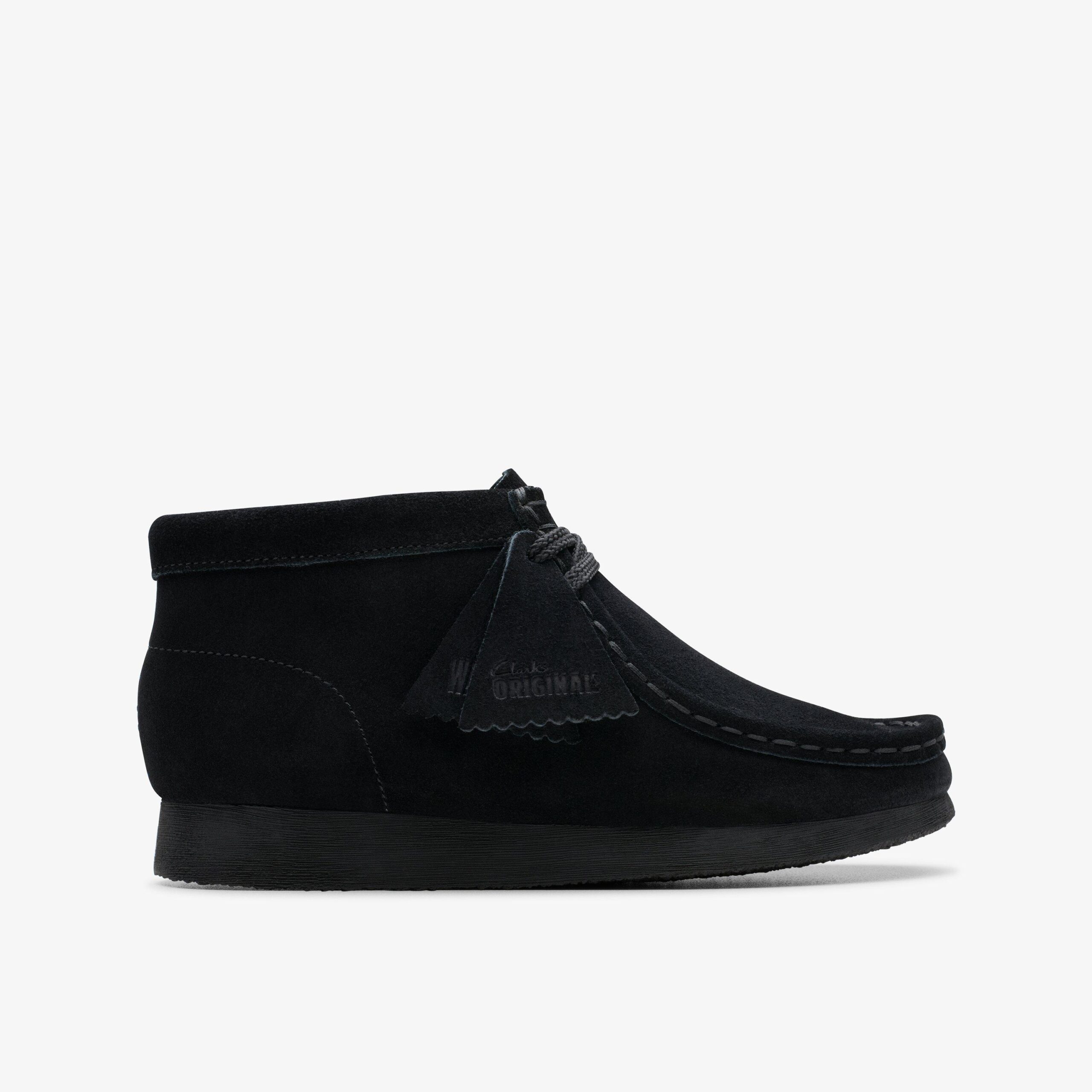 Wallabee Boot Older Black Suede