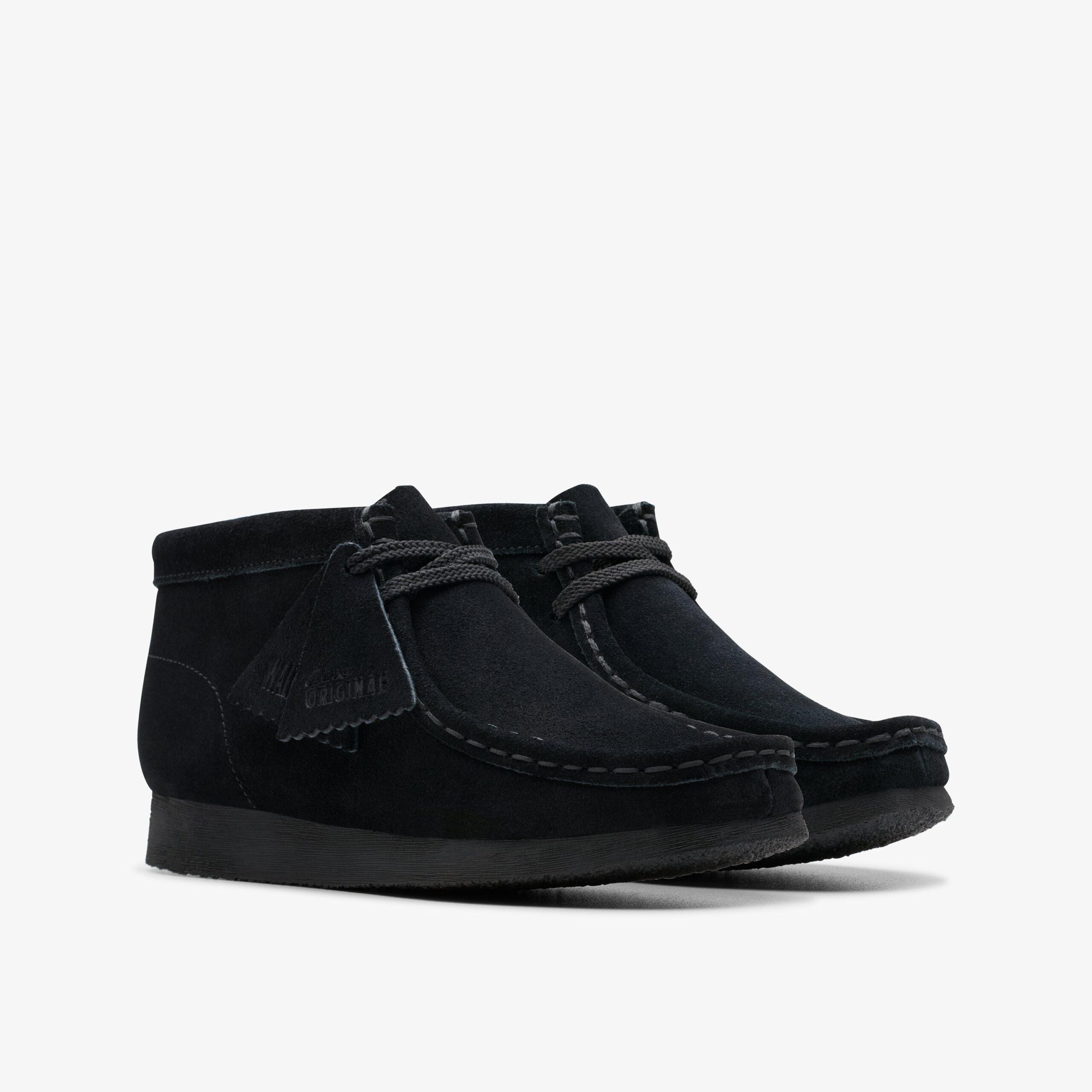 Wallabee Boot Older Black Suede - Image 4
