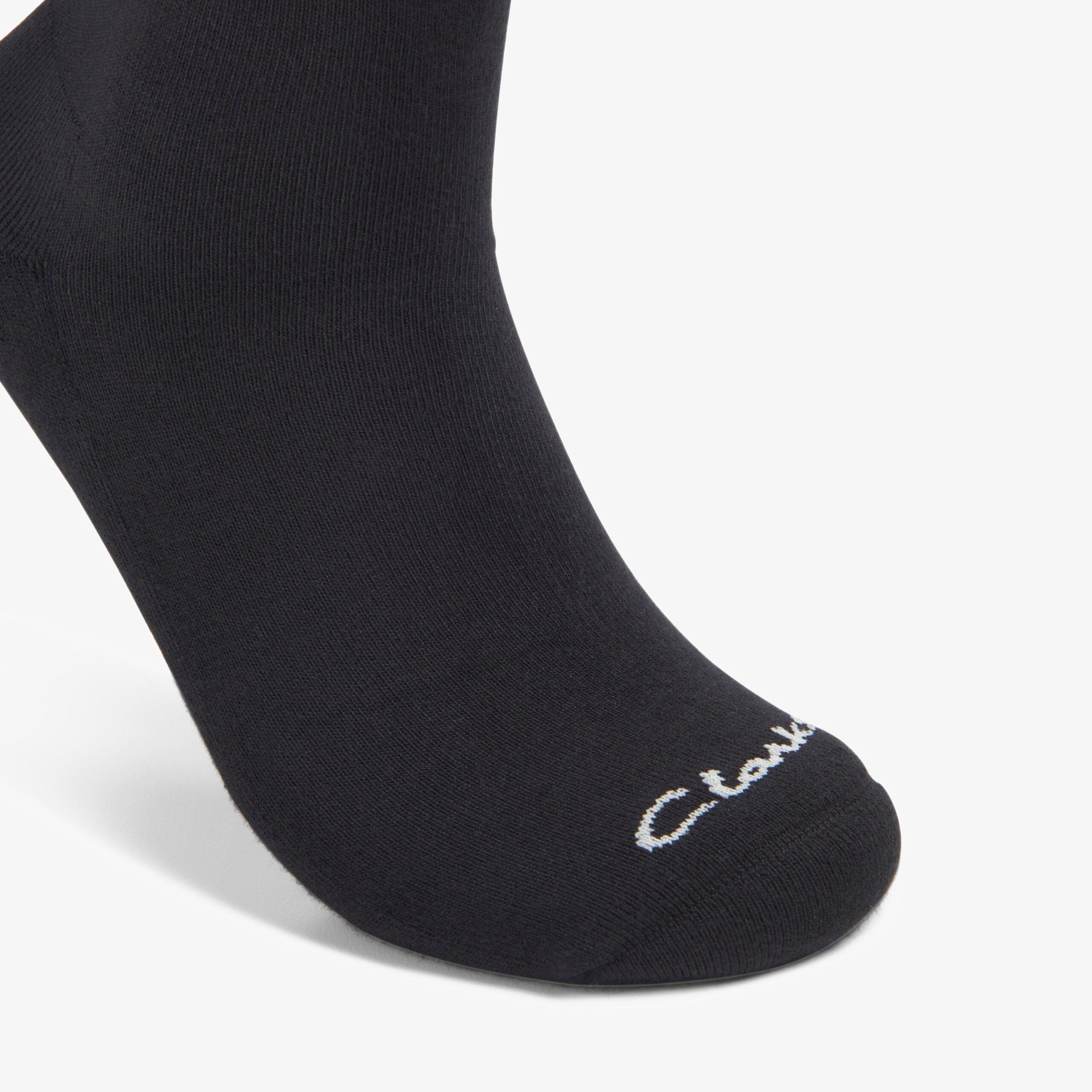 Solid Crew Sock Black - Image 3