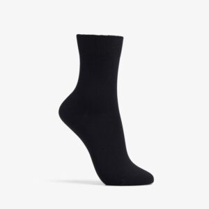 Solid Dress Crew Sock Black
