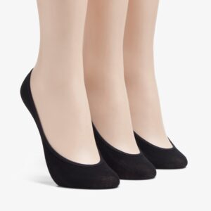 3 pack Solid Liner Sock Black Multicolour
