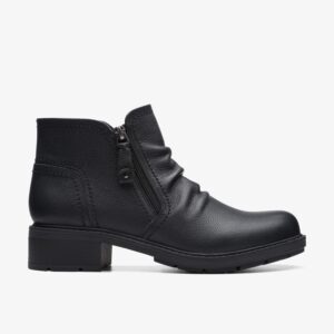 Hearth Dove Black Leather
