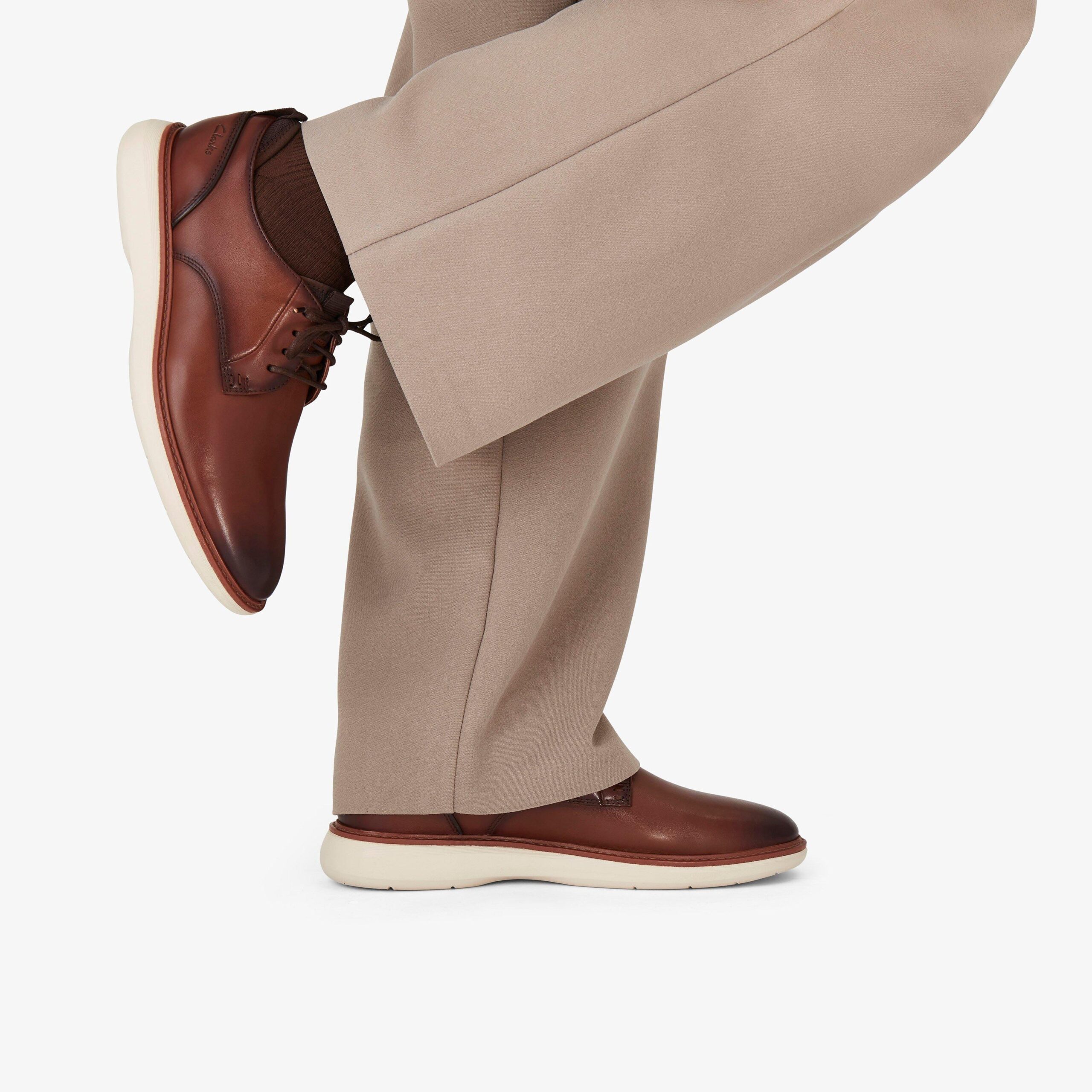 Brantin Plain Dark Tan Leather - Image 2