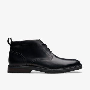 Aldwin Chukka Black Leather