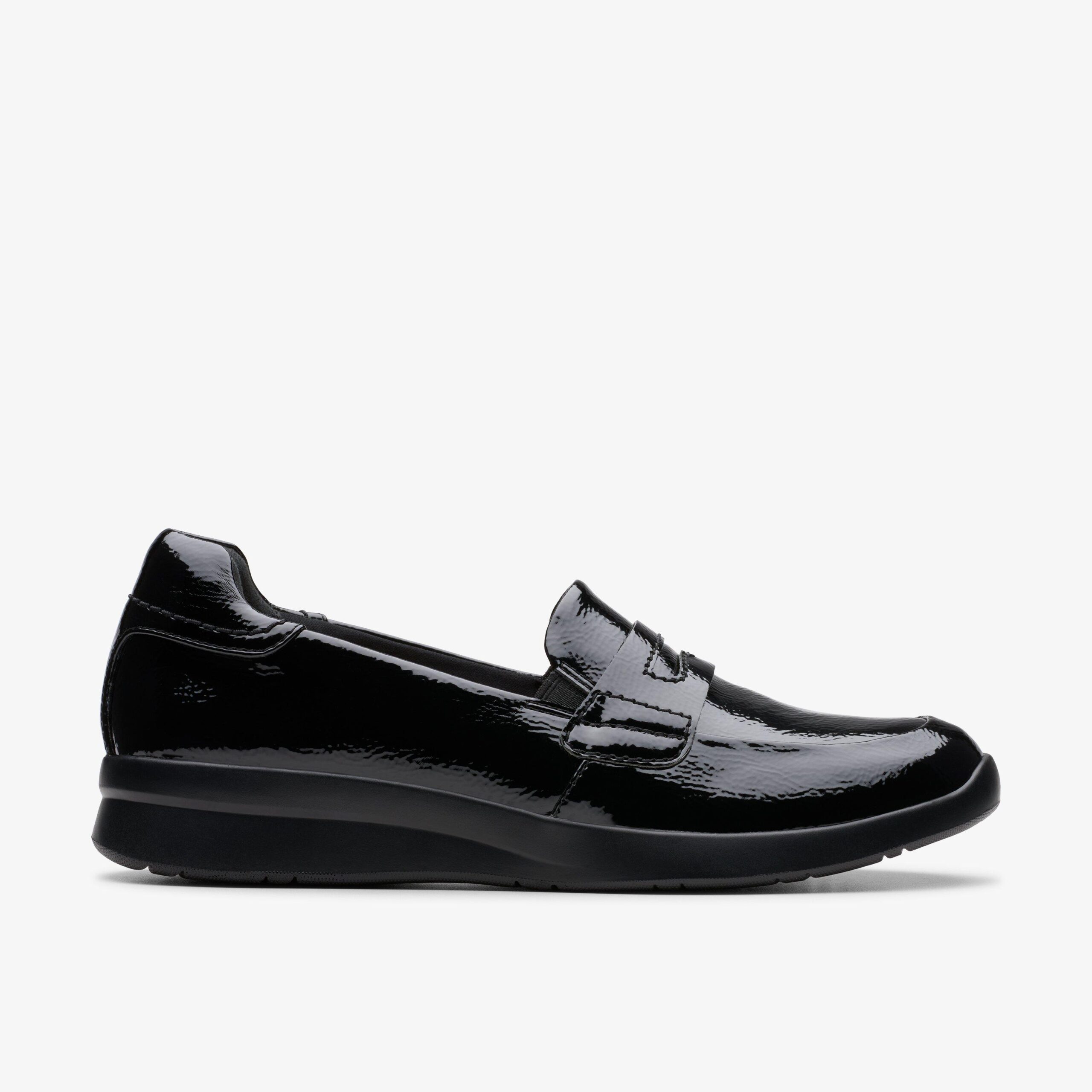 Ellowyn Penny Black Crinkle Patent