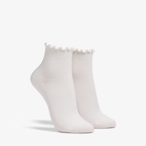 2 Pack Rosewelt Crew Sock Ivory
