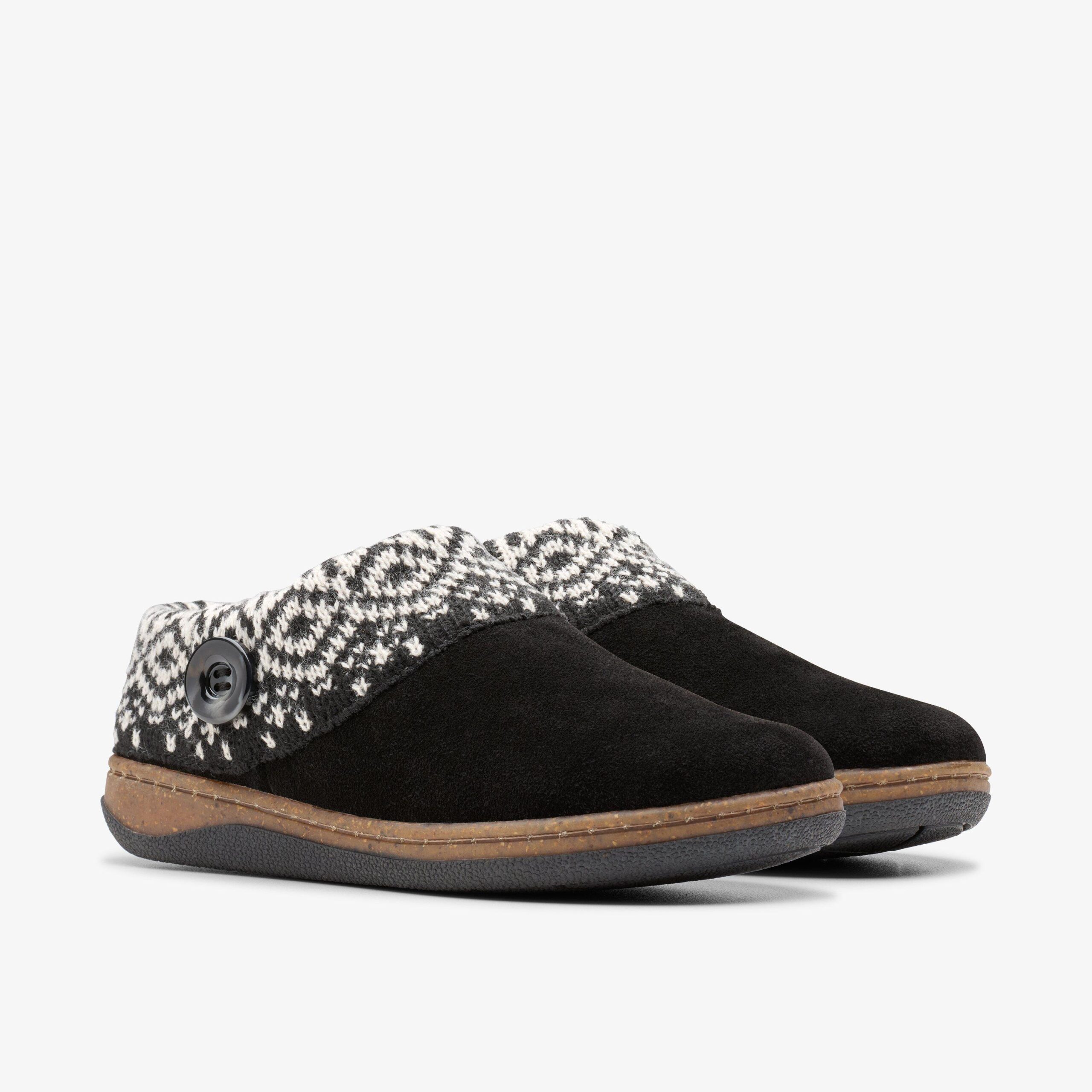 Willowdean Sweater Slippers Black - Image 4