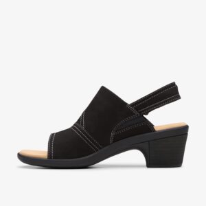 Emily 2 Mist Black Nubuck