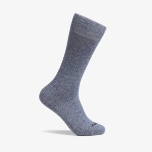 Marled Crew Sock Navy