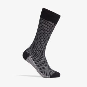 Triangle Raise Sock Black