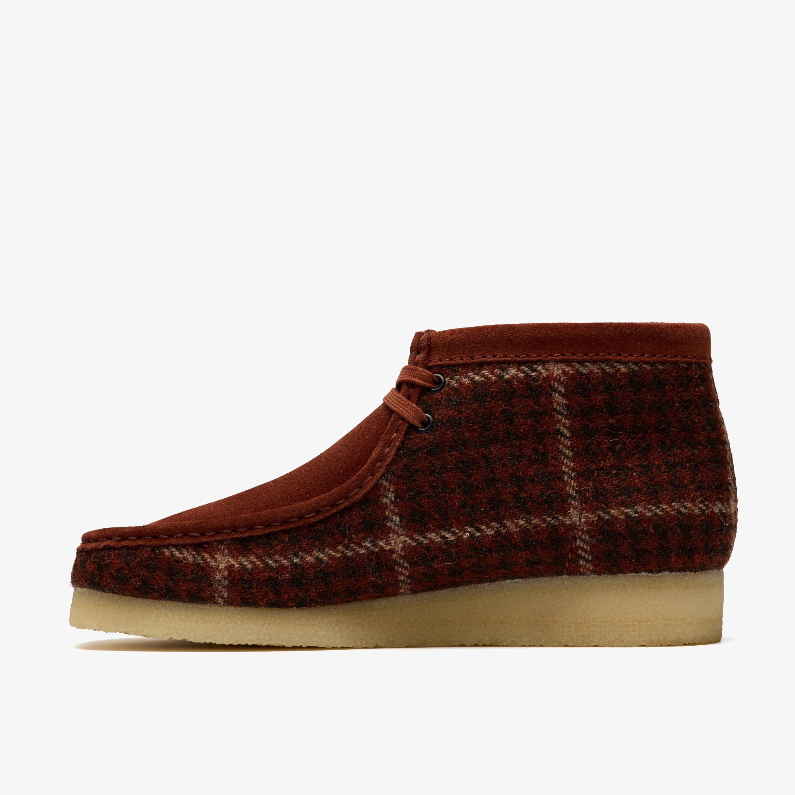 Wallabee Boot Rust Tweed Combination - Image 3