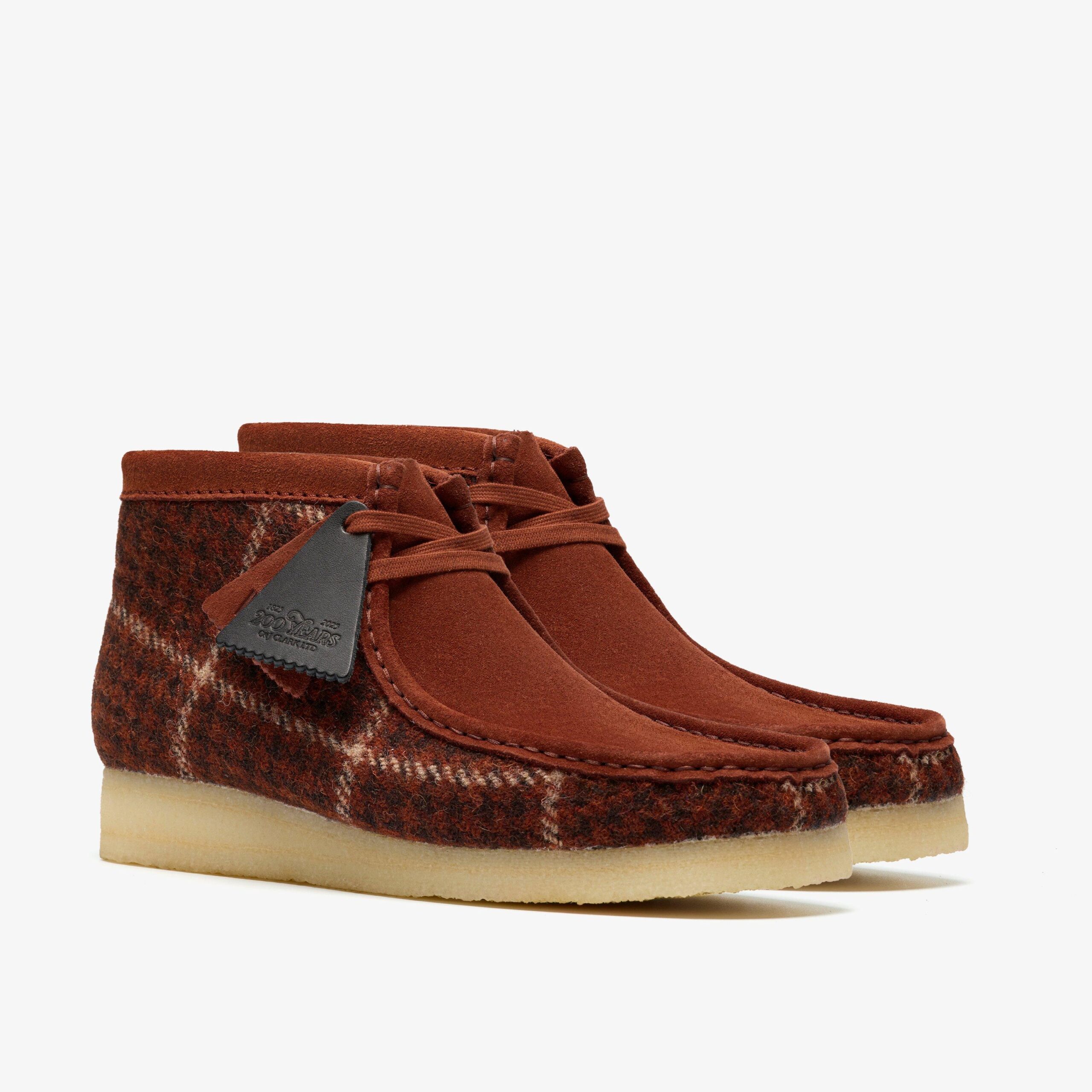 Wallabee Boot Rust Tweed Combination - Image 5