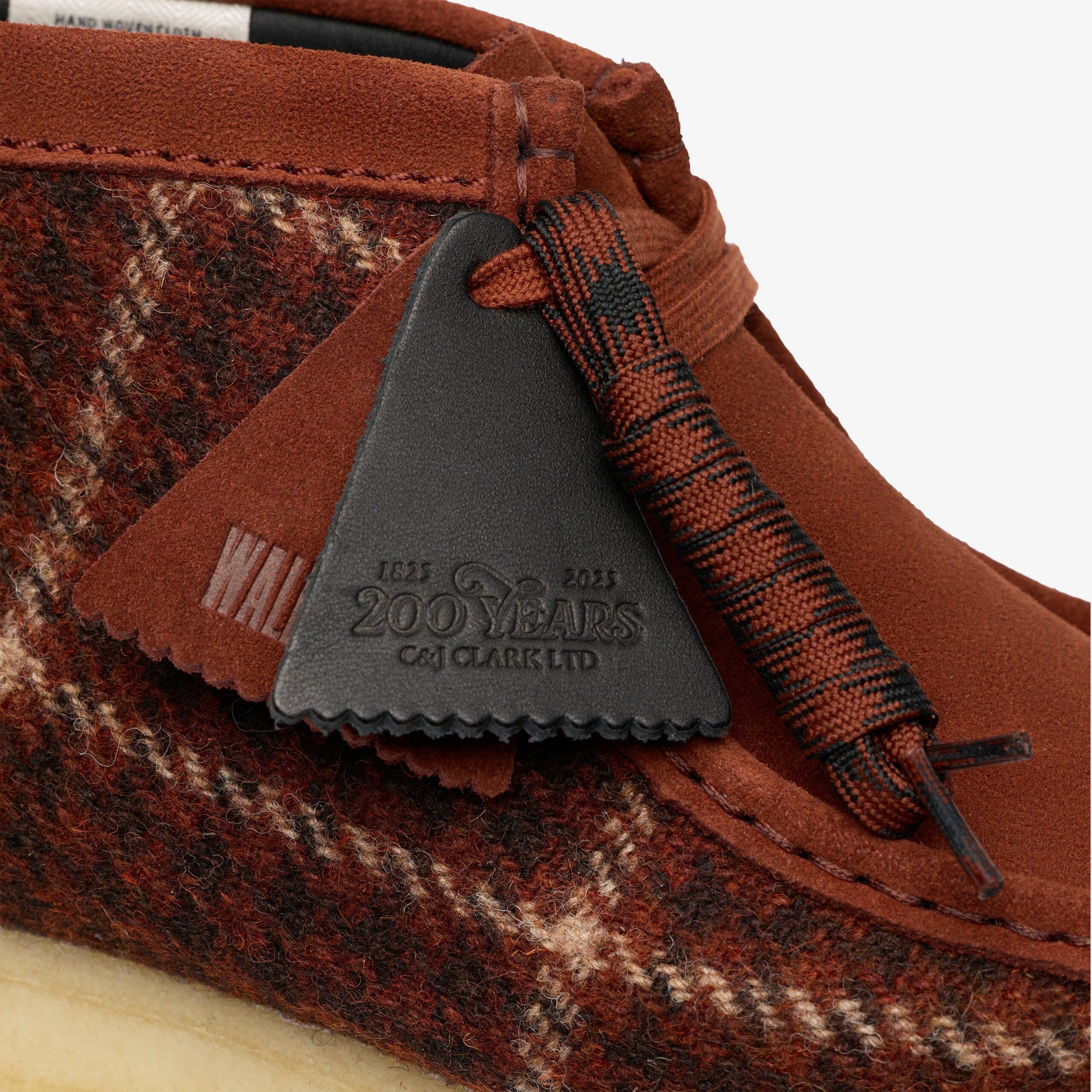 Wallabee Boot Rust Tweed Combination - Image 8