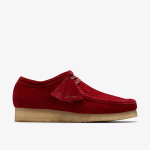 Wallabee Dark Red Suede